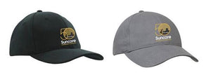 Suncare Peak Hats in Black or Charcoal