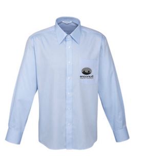 Male Luxe Long Sleeve Shirt (White) (S10210)